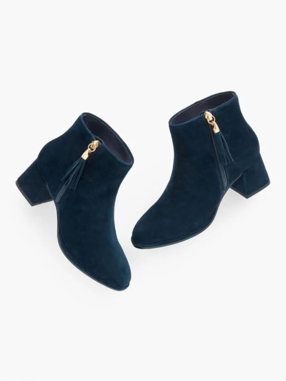 Sapphire Suede Booties